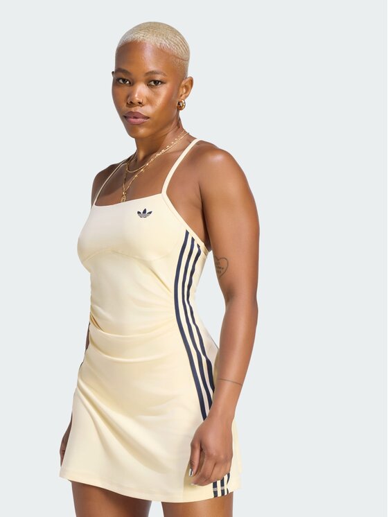 adidas adidas Sukienka tenisowa 168709 Żółty Fitted Fit