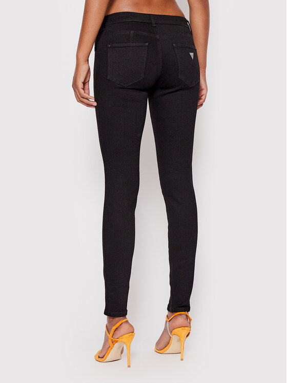Guess Guess Τζιν Curve X. W2YAJ2 D4PZ1 Μαύρο Skinny Fit