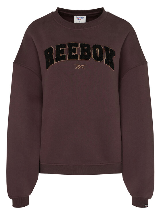 Reebok Reebok Mikina Inka RK25686CCW Tmavě hnědá Oversize