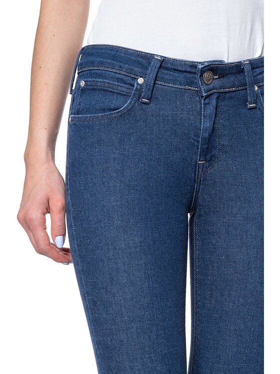 Lee Lee Jeansy SCARLETT Niebieski Skinny Fit