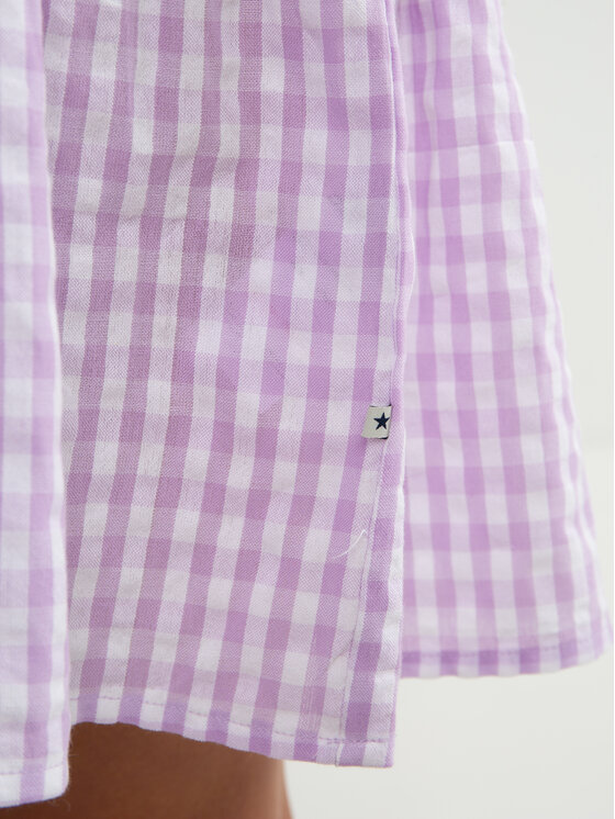 BIG STAR BIG STAR Sukienka codzienna AMELIA Fioletowy Comfort Fit