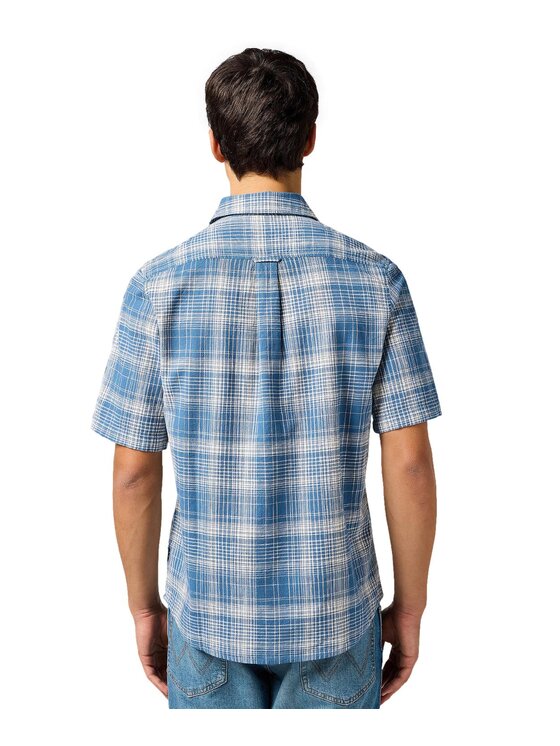 Wrangler Wrangler Koszula 112364054 Niebieski Regular Fit