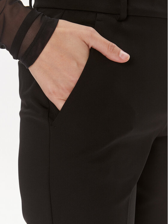 PINKO Pinko Riidest püksid Bello 100155 A1L4 Must Slim Fit