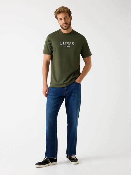 Guess Guess T-särk M5BI09 K8FQ4 Roheline Regular Fit