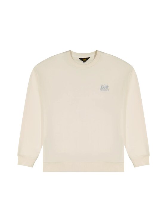 Lee Lee Bluza 112378760 Beżowy Relaxed Fit