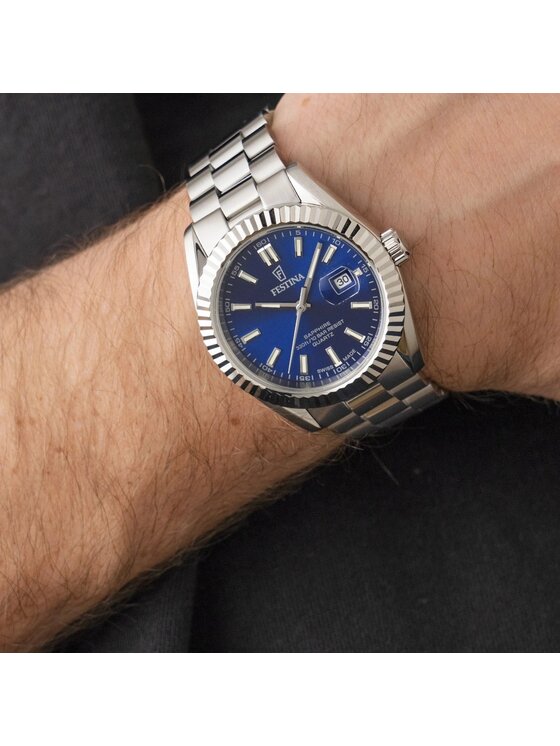Festina Festina Zegarek F20084-B Srebrny