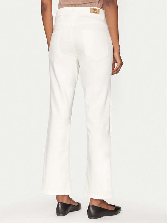 Marella Marella Jeans hlače Mode 2515131141 Écru Flare Fit
