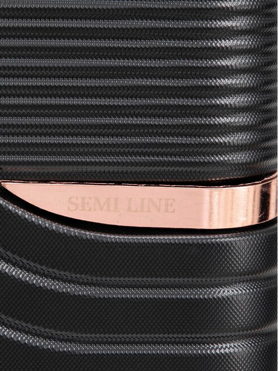 Semi Line Semi Line Valigia grande T5813-5 Nero
