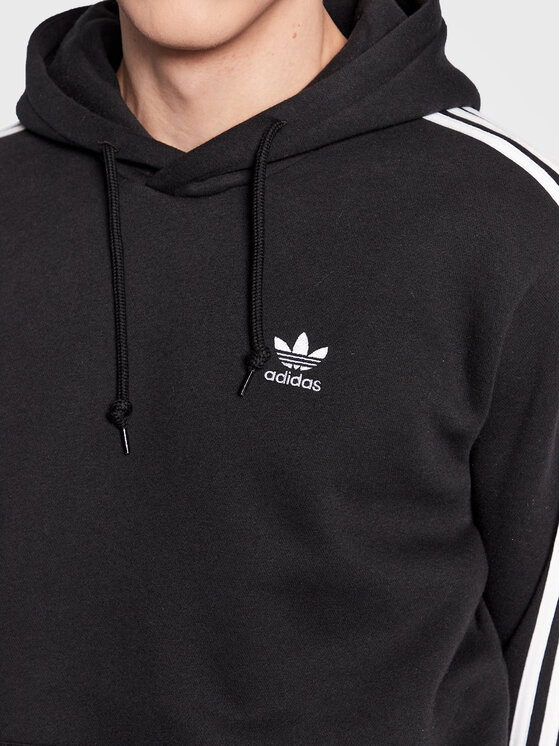 adidas adidas Mikina Adicolor Classics 3-Stripes Hoodie IA6346 Černá Regular Fit