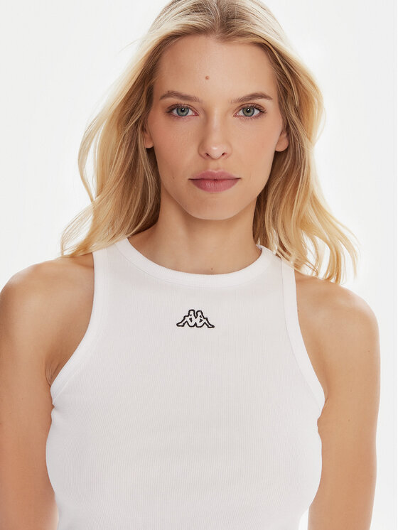 Kappa Kappa Súprava topov Logo Benny 322565W Biela Regular Fit