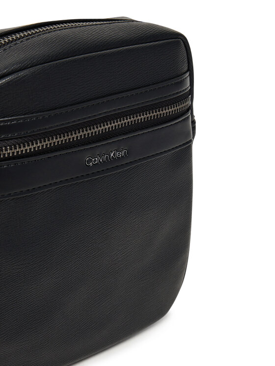 Calvin Klein Calvin Klein Crossover torbica Zip Reporter LV04D3264G Crna