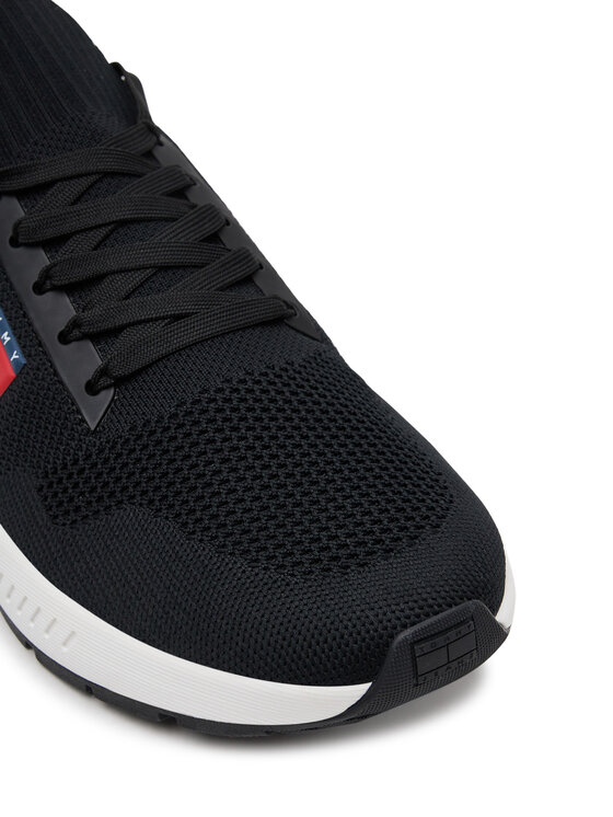 Tommy Jeans Tommy Jeans Sneakersy Runner Kntitted EM0EM01555 Czarny