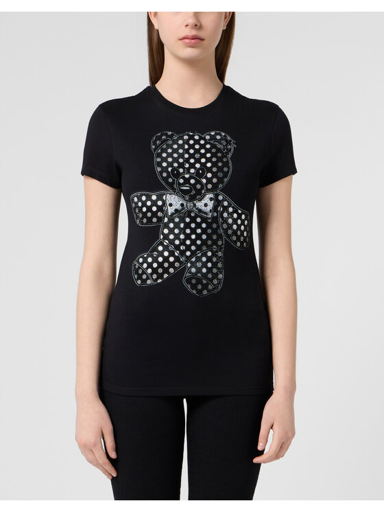 PHILIPP PLEIN PHILIPP PLEIN T-Shirt 31063 Černá Skin Tight Fit