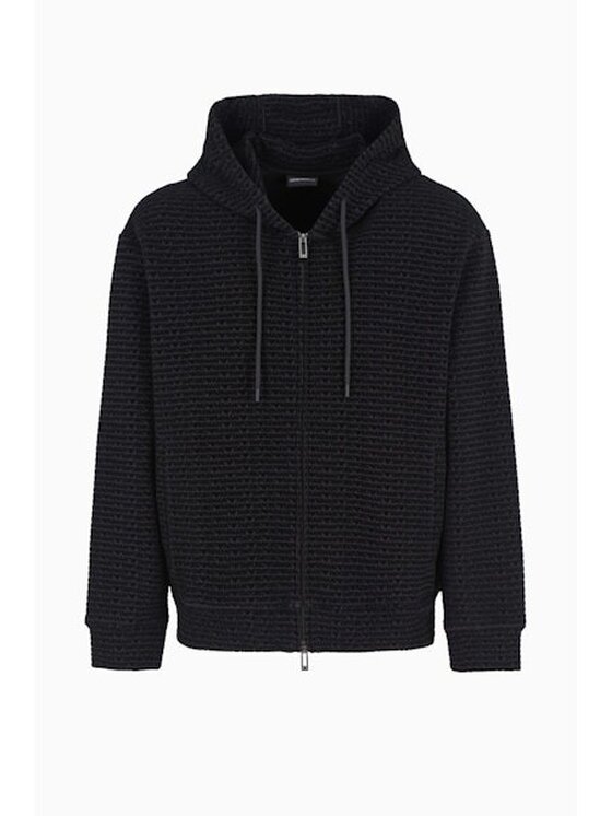 Emporio Armani Mikina 6D1MB0 1JHSZ 0920 Tmavomodrá Regular Fit