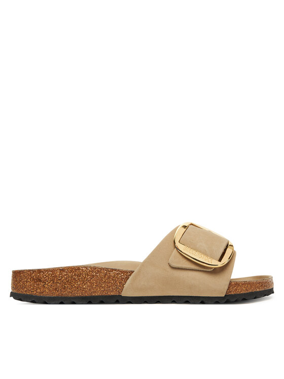 Birkenstock Damskie Klapki, rozmiar 36, Brązowe, Madrid Big Buckle Hex 1030467