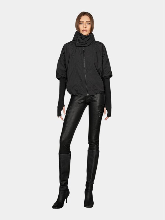 MADE BY SOCIETY MADE BY SOCIETY Kurtka anorak Layer Shell - H27842 Czarny Basic Fit