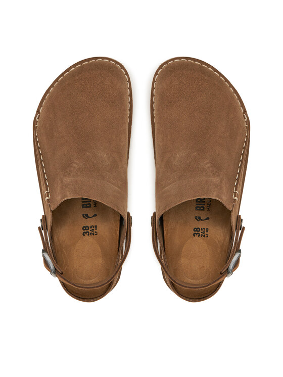 Birkenstock Birkenstock Klapki Lutry Premium 1025297 Beżowy