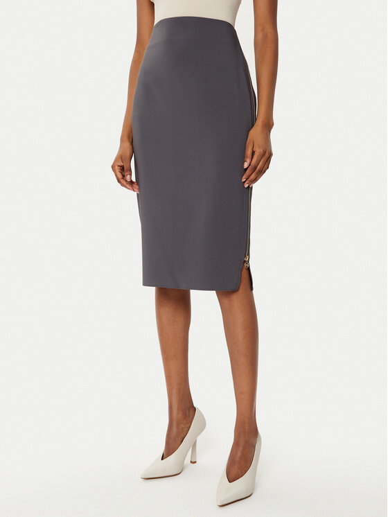 Rinascimento Rinascimento Пола тип молив CFC0121919003 Сив Regular Fit