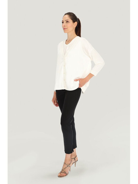 Deni Cler Milano Deni Cler Milano Kardigan T-DC-U306-E2-20-11-1 Écru Oversize
