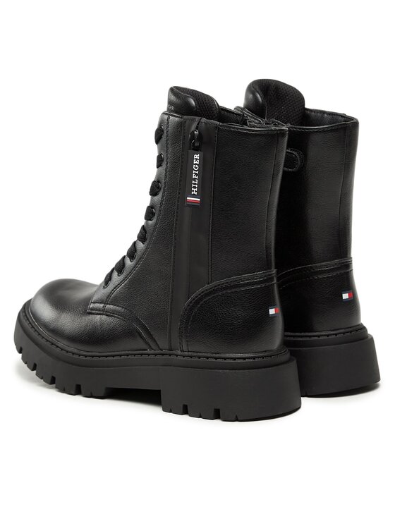 Tommy Hilfiger Tommy Hilfiger Zimski škornji T3A5-33026-1355999 S Črna