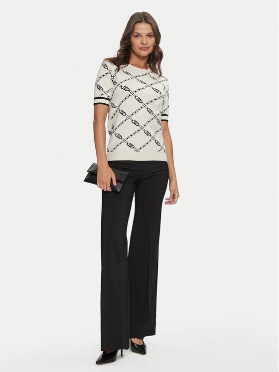 Rinascimento Rinascimento Pulover CFM0011632003 Écru Regular Fit
