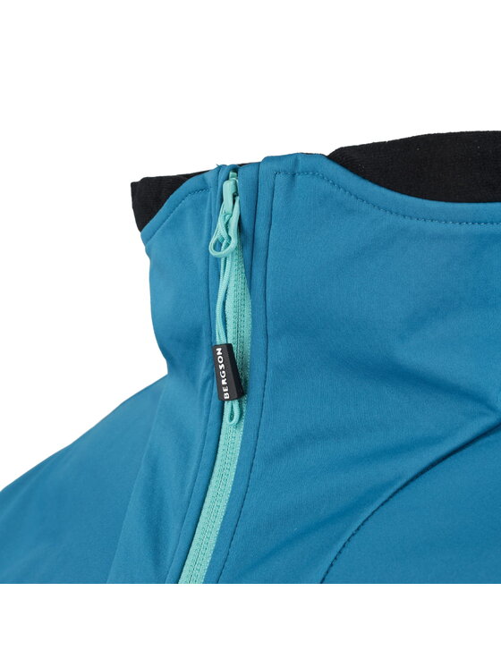 Bergson Bergson Kurtka softshell CONTEXT SS Niebieski Slim Fit