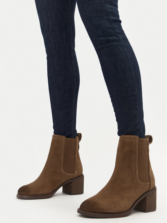 Clarks Clarks Členková obuv Chamberly Top 26178832 Hnedá