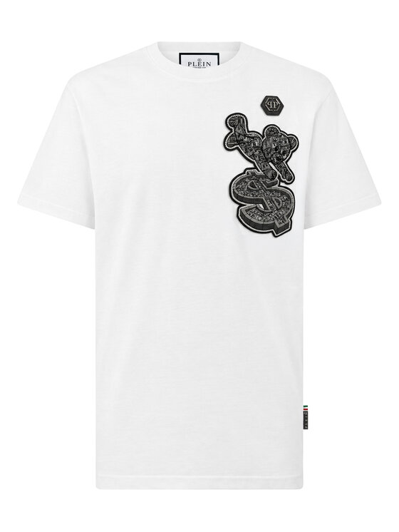 PHILIPP PLEIN PHILIPP PLEIN T-Shirt 31371 Biały Regular Fit