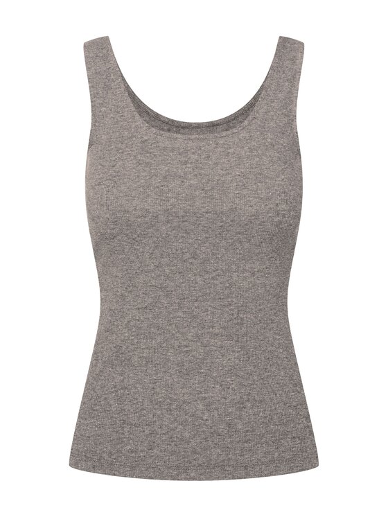 Esotiq Esotiq Podkoszulek 42436 Szary Regular Fit