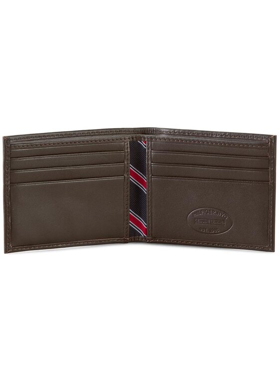 Tommy Hilfiger Tommy Hilfiger Liels vīriešu maks Eton Mini Cc Wallet AM0AM00655 Brūns