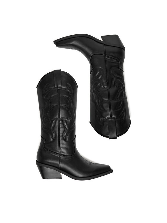 JENNY JENNY Kowbojki CEO-R25AW01598 Czarny