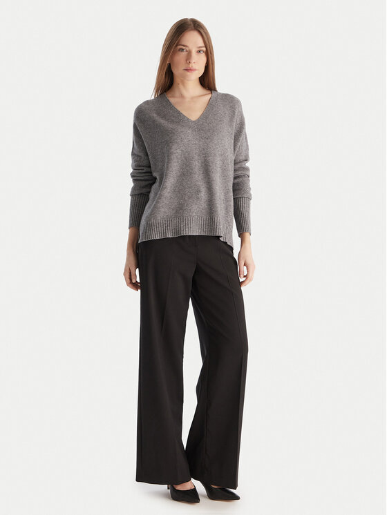 Kontatto Kontatto Sweater 3M0842C Szürke Relaxed Fit