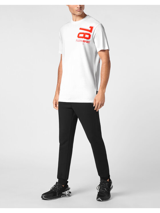 Plein Sport Plein Sport T-Shirt 14275 Biały Regular Fit
