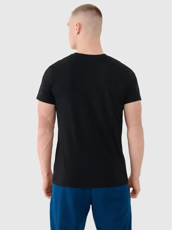 4F 4F T-shirt 4FWAW25TTSHM3458-020S Nero Regular Fit