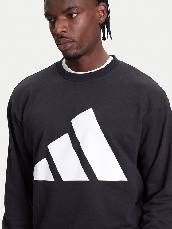 adidas adidas Mikina Essentials Big Logo JE8949 Čierna Regular Fit