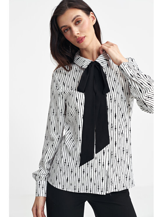 NIFE NIFE Halenka B178 Écru Regular Fit