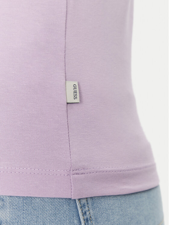 Guess Jeans Guess Jeans T-krekls W4YI01 J1314 Violets Slim Fit