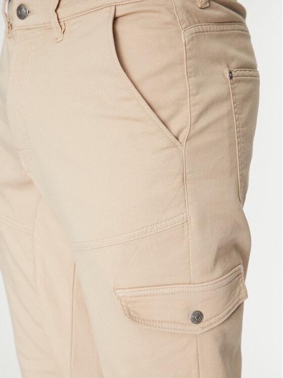 Guess Guess Hlače M5RB54 WGXY1 Bež Slim Fit