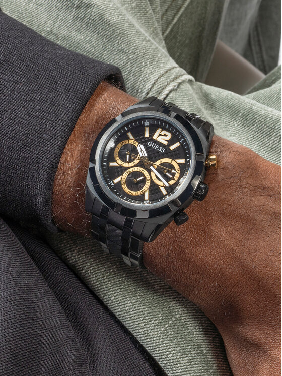 Guess Guess Zegarek Resistance GW0714G4 Czarny