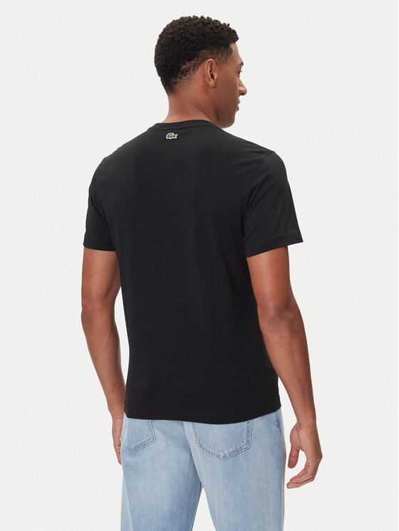 Lacoste Lacoste T-krekls TH5634 Melns Regular Fit