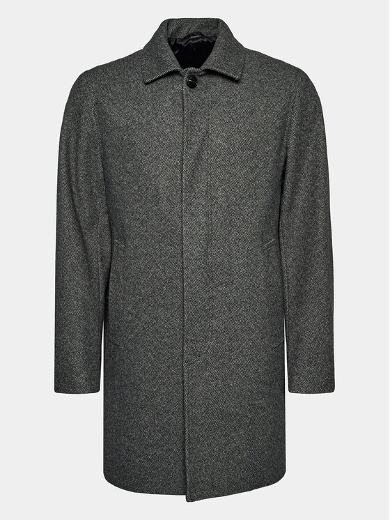 Lindbergh Prechodný kabát 30-303040 Sivá Slim Fit