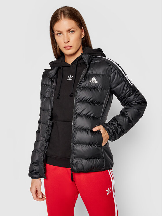 adidas adidas Пуховик Essentials GH4593 Чорний Slim Fit