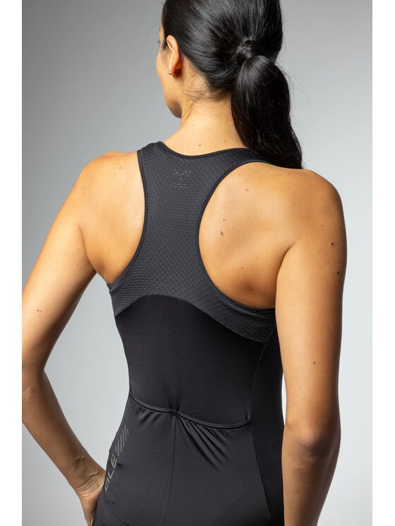 Alé Cycling Alé Cycling Koszulka rowerowa Solid Color Block Tank Top Czarny Regular Fit