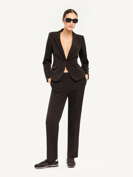 KMX KMX Marynarka 108300005 Brązowy Fitted Fit