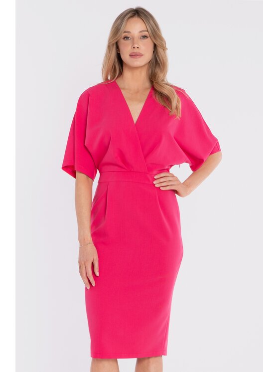 Stylove Stylove Abito da cocktail S434 Rosa Waisted Fit