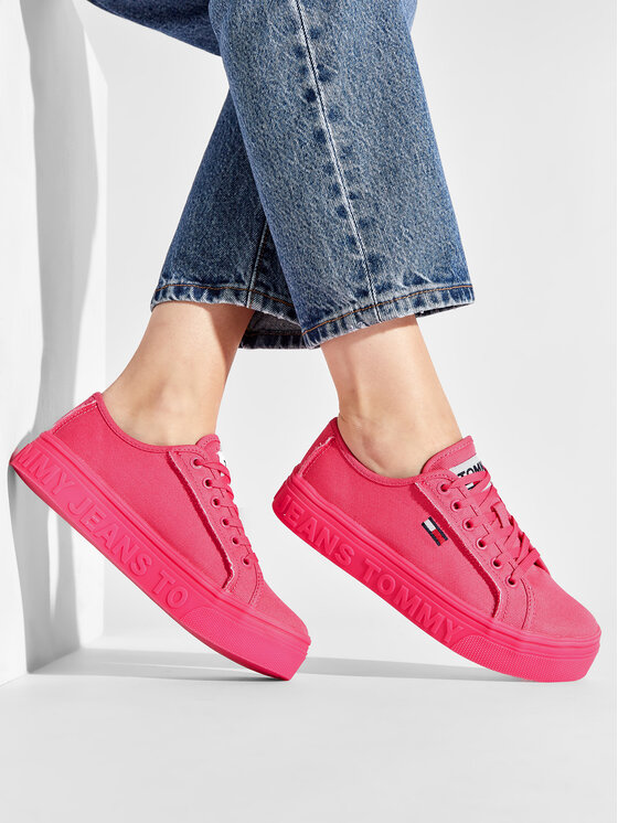 Tommy Jeans Scarpe sportive Mono Color Flatform EN0EN01823 Rosa Modivo
