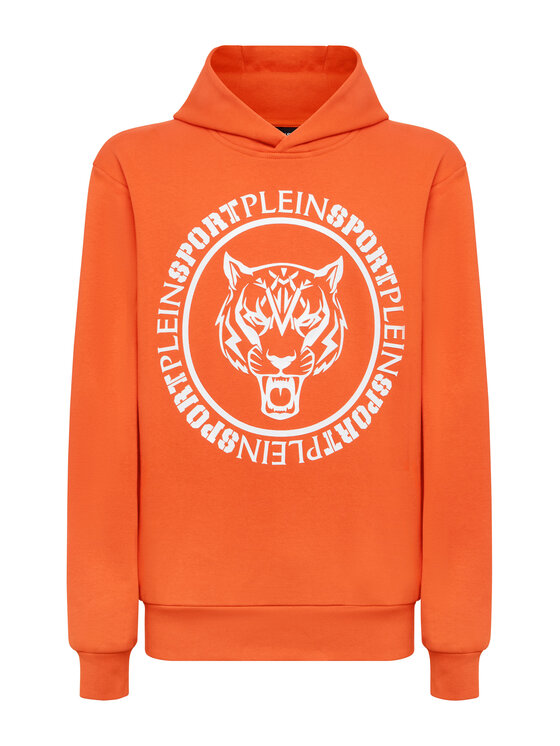 Plein Sport Plein Sport Bluza 13115 Pomarańczowy Regular Fit