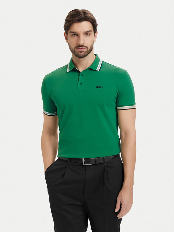 BOSS BOSS Polo Paddy 50469055 Verde Regular Fit