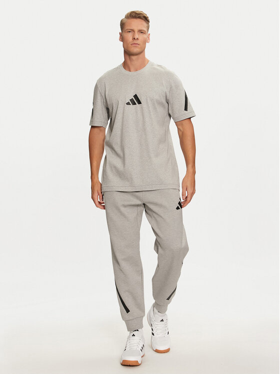 adidas adidas T-krekls Z.N.E. JF2457 Pelēks Regular Fit