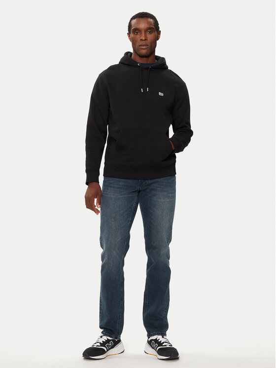 Lee Lee Majica dugih rukava Plain 112355735 Crna Regular Fit